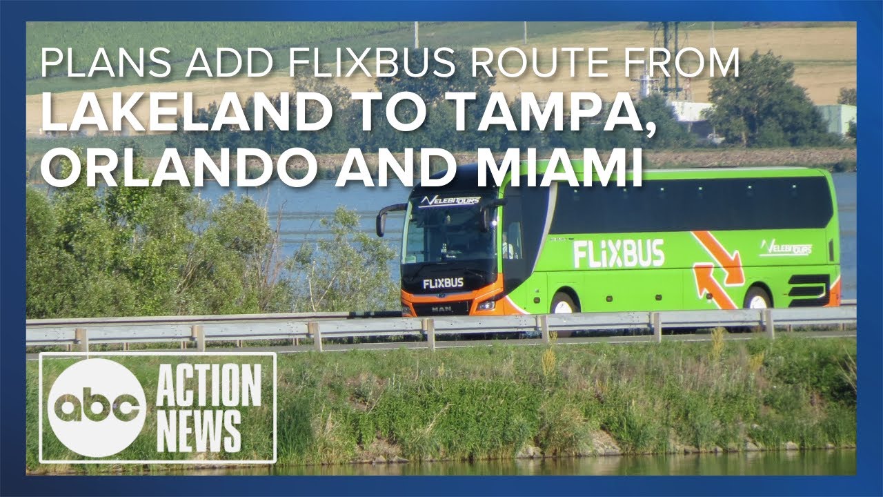 Plans to add FlixBus route from Lakeland to Tampa, Orlando, Miami