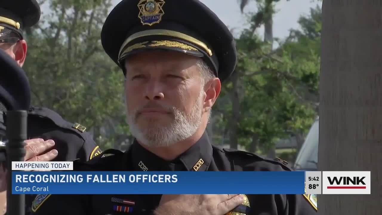 Cape Coral law enforcement giving recognition to fallen officers