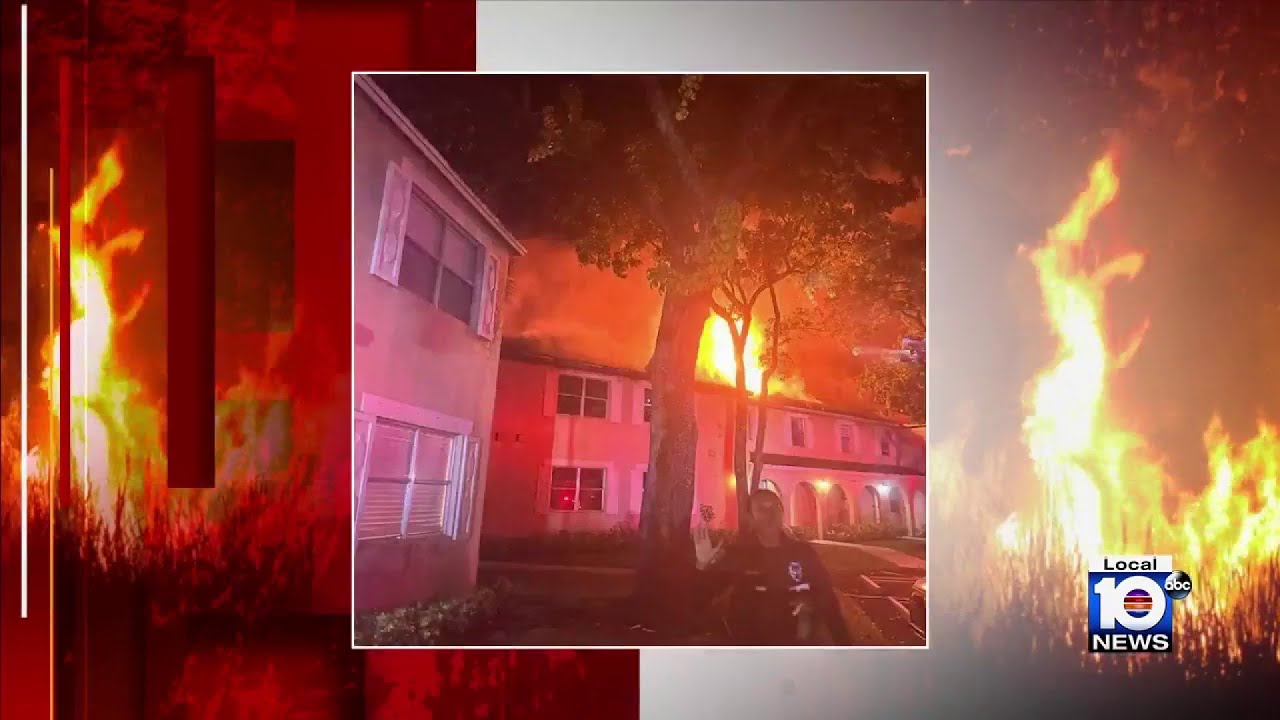 Fire rescue crews save cats, rabbits after blaze in Coral Springs condo