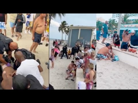 NUEVOS DETALLES: Nueve heridos en tiroteo cerca de la playa en Hollywood, Florida