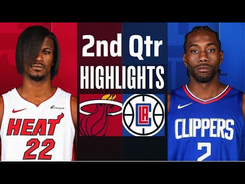 LA Clippers vs. Miami Heat 2nd Qtr Full Highlights | Feb. 4 | NBA Highlights 2024