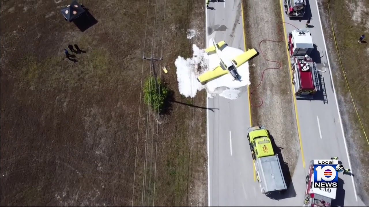 Small plane makes crash landing in Cape Coral