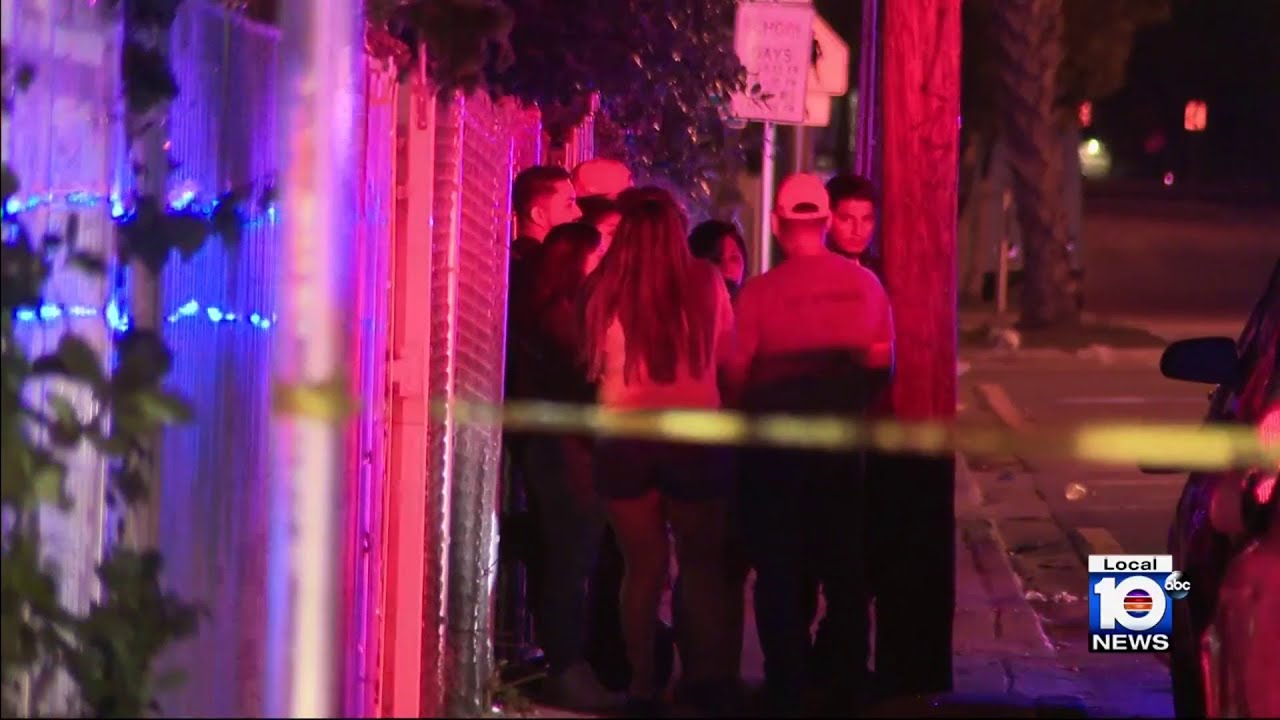 Police officers investigate Miami-Dade shooting