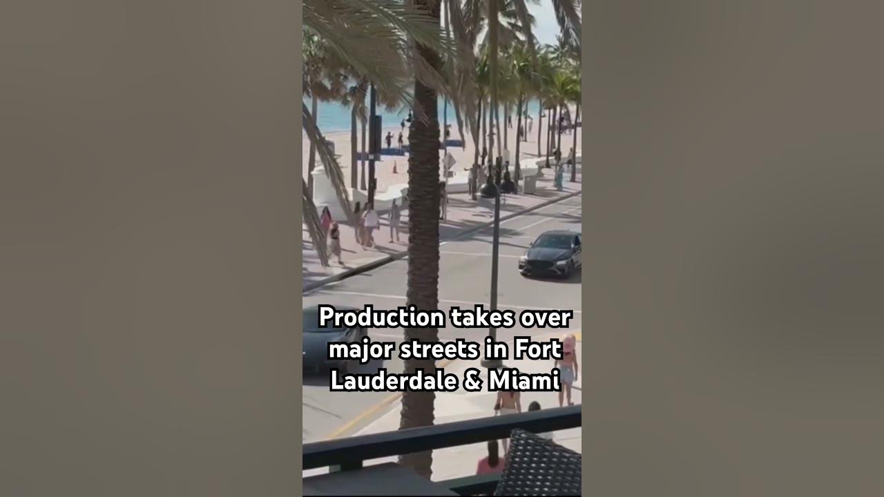 Filming for “Bad Boys 4” takes over South Florida streets. #miami #fortlauderdale #willsmith