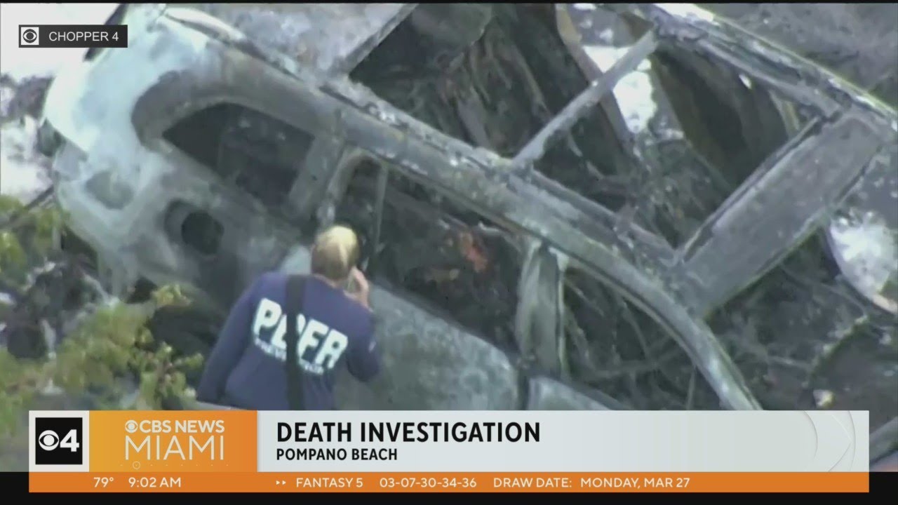 Body found in burned out SUV in Pompano Beach