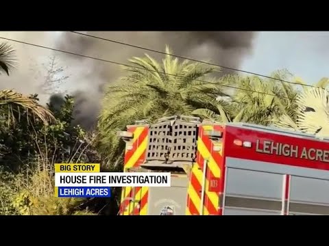 Lehigh Acres home bursts into flames