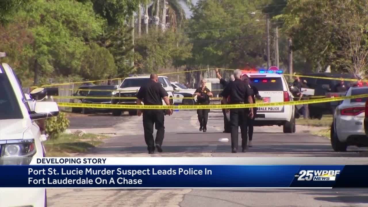 Port St. Lucie murder suspect shot, killed by police in Fort Lauderdale