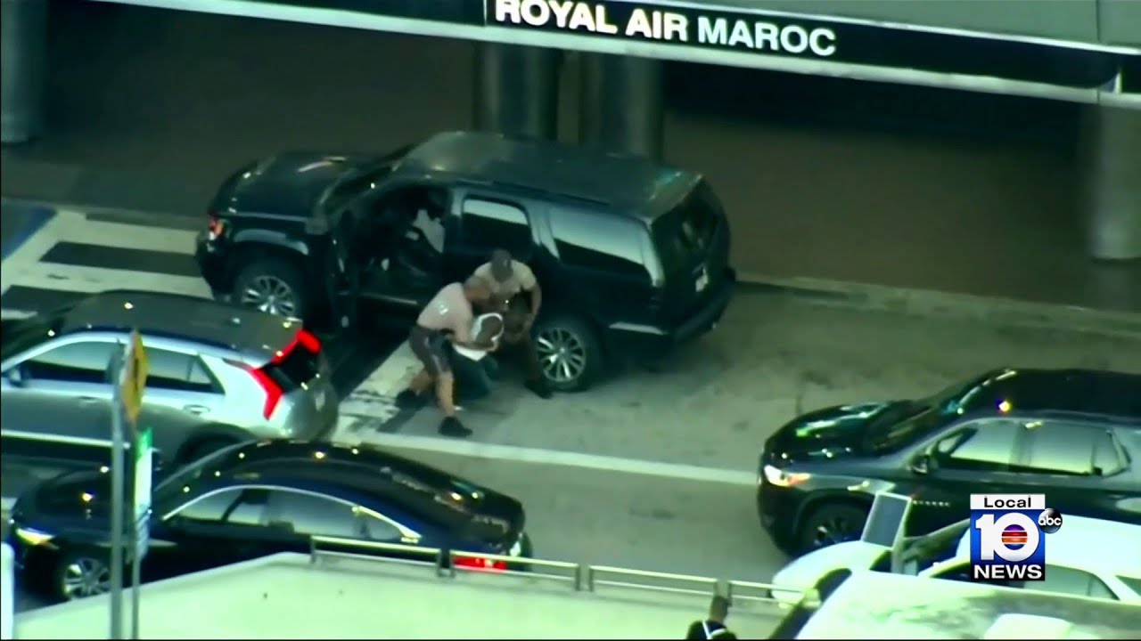 Driver arrested following chase that ended at Miami International Airport