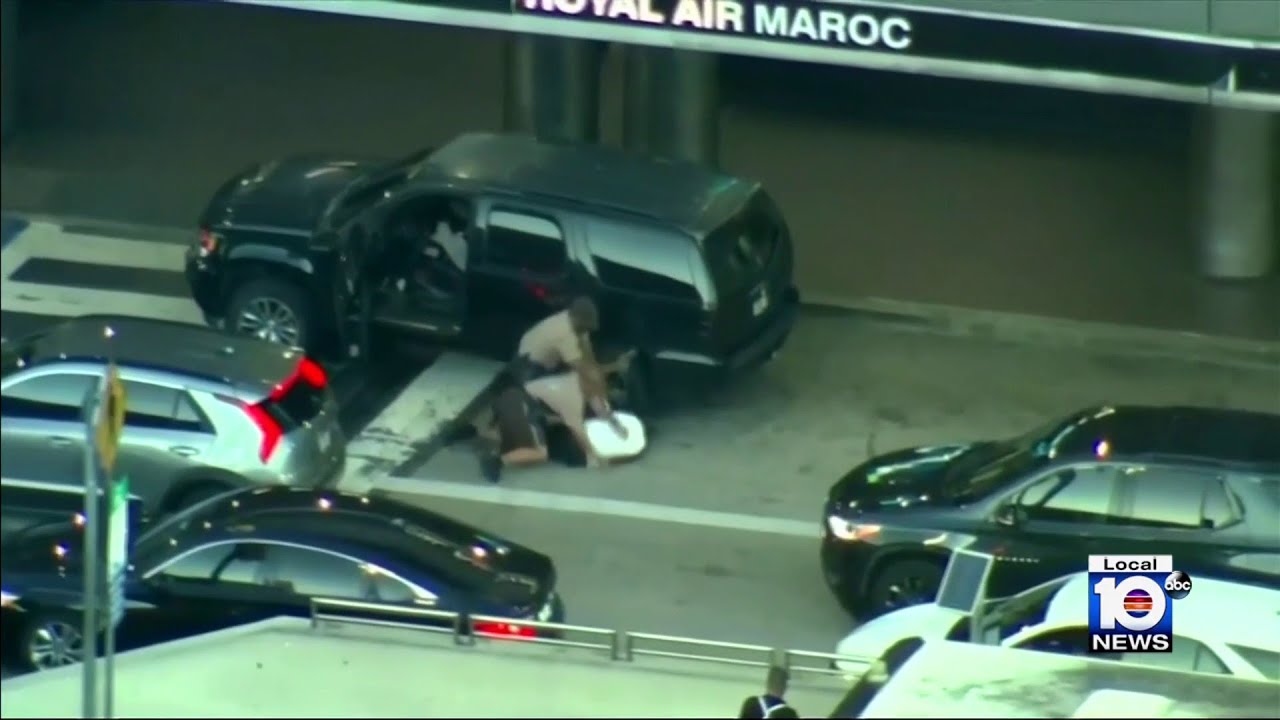 Police chase ends with suspect taken into custody at Miami International Airport