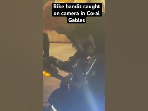 Cops investigating after brazen bike bandit caught in camera in Coral Gables #caughtoncamera