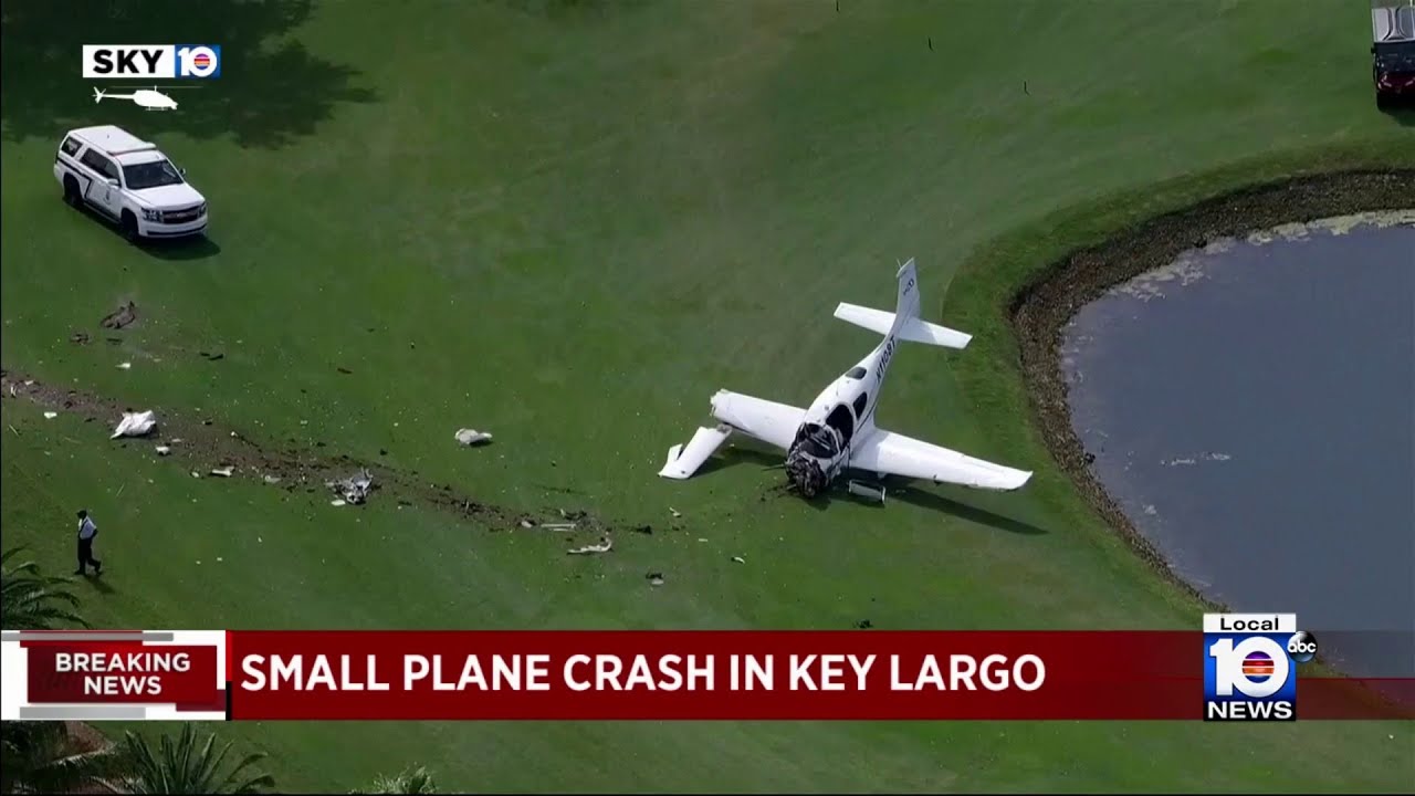 Small plane crash injures 1 in Key Largo