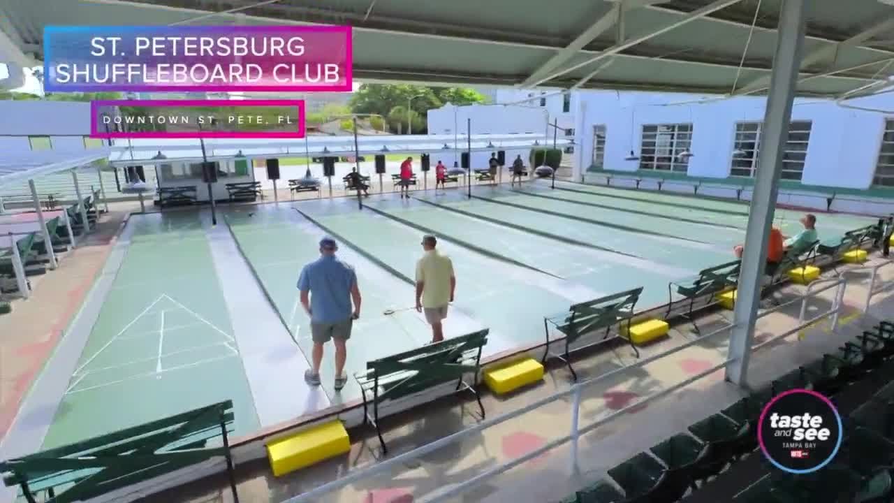 The World's Largest & Oldest Shuffleboard Club is in St. Petersburg, Florida