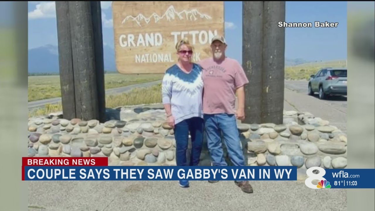 'We saw the Florida tag': Spring Hill couple spotted Gabby Petito’s van at Grand Teton National Park