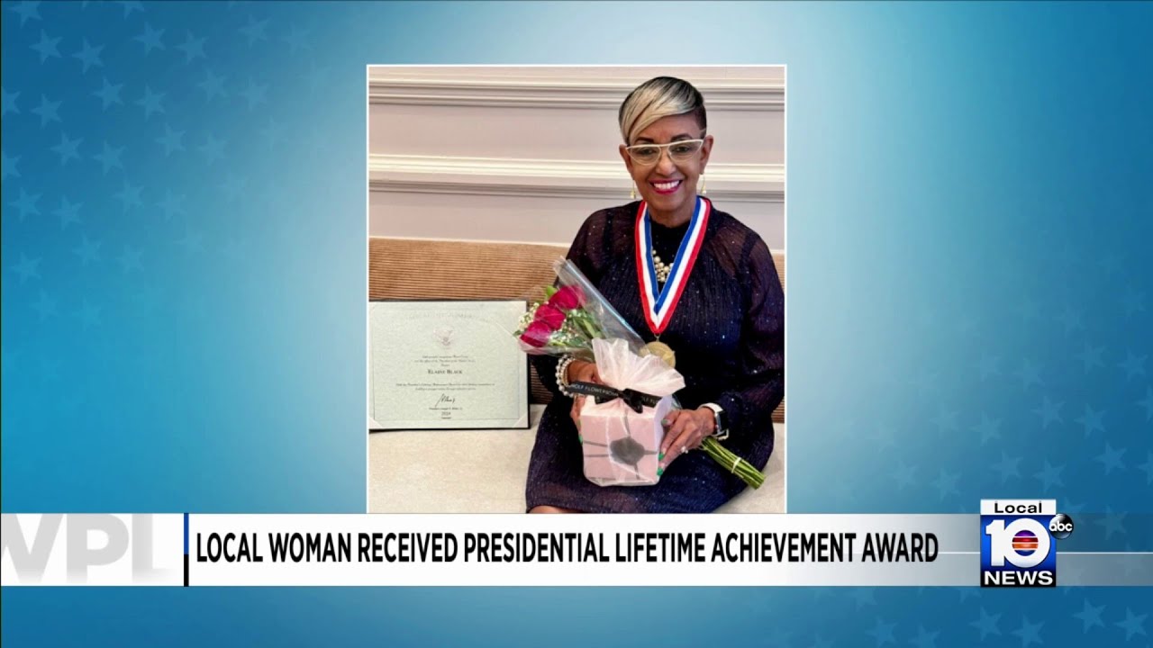 Miami woman receives presidential award