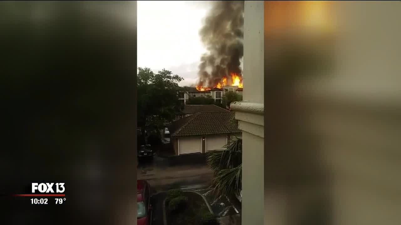 Lightning likely cause of Riverview apartment fire