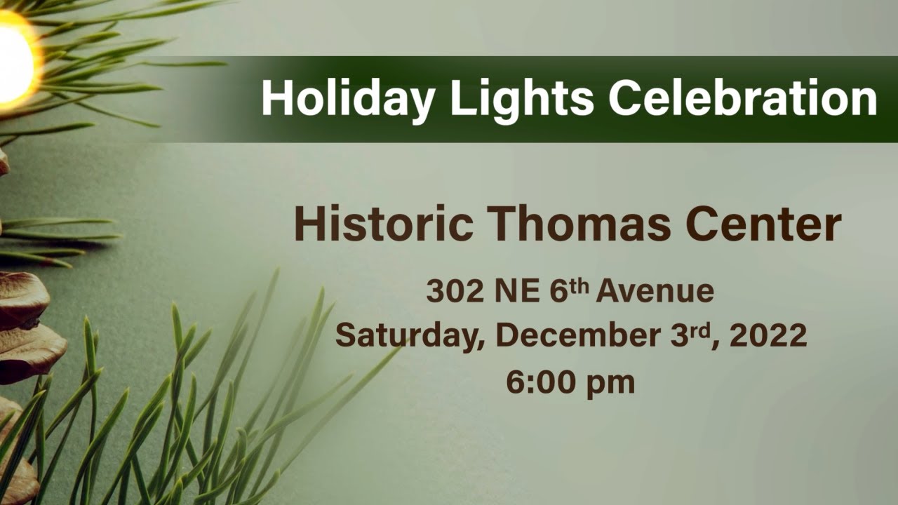 Gainesville Holiday Lights Celebration