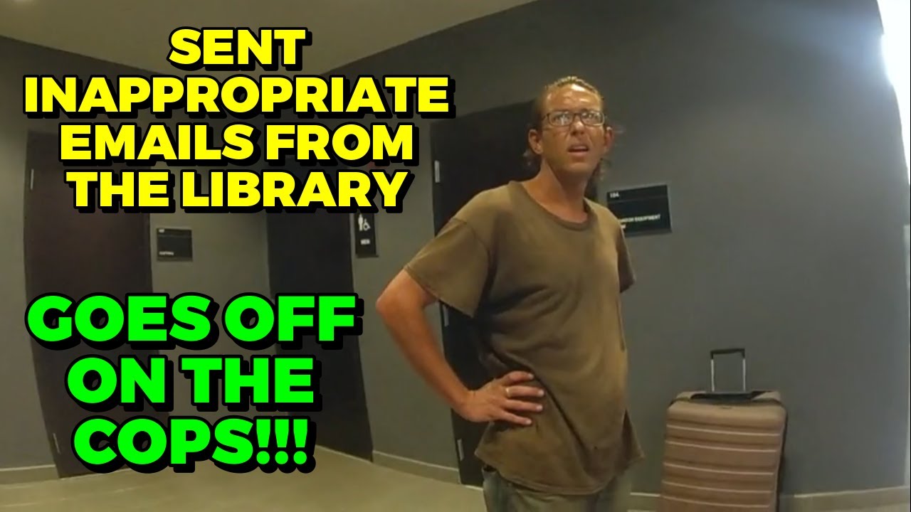 Creepy Guy gets Trespassed from the Library – Clearwater, Florida – September 20, 2023