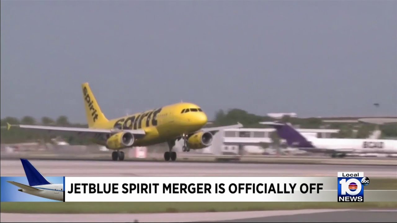 JetBlue officially pulls out of deal to purchase Spirit Airlines