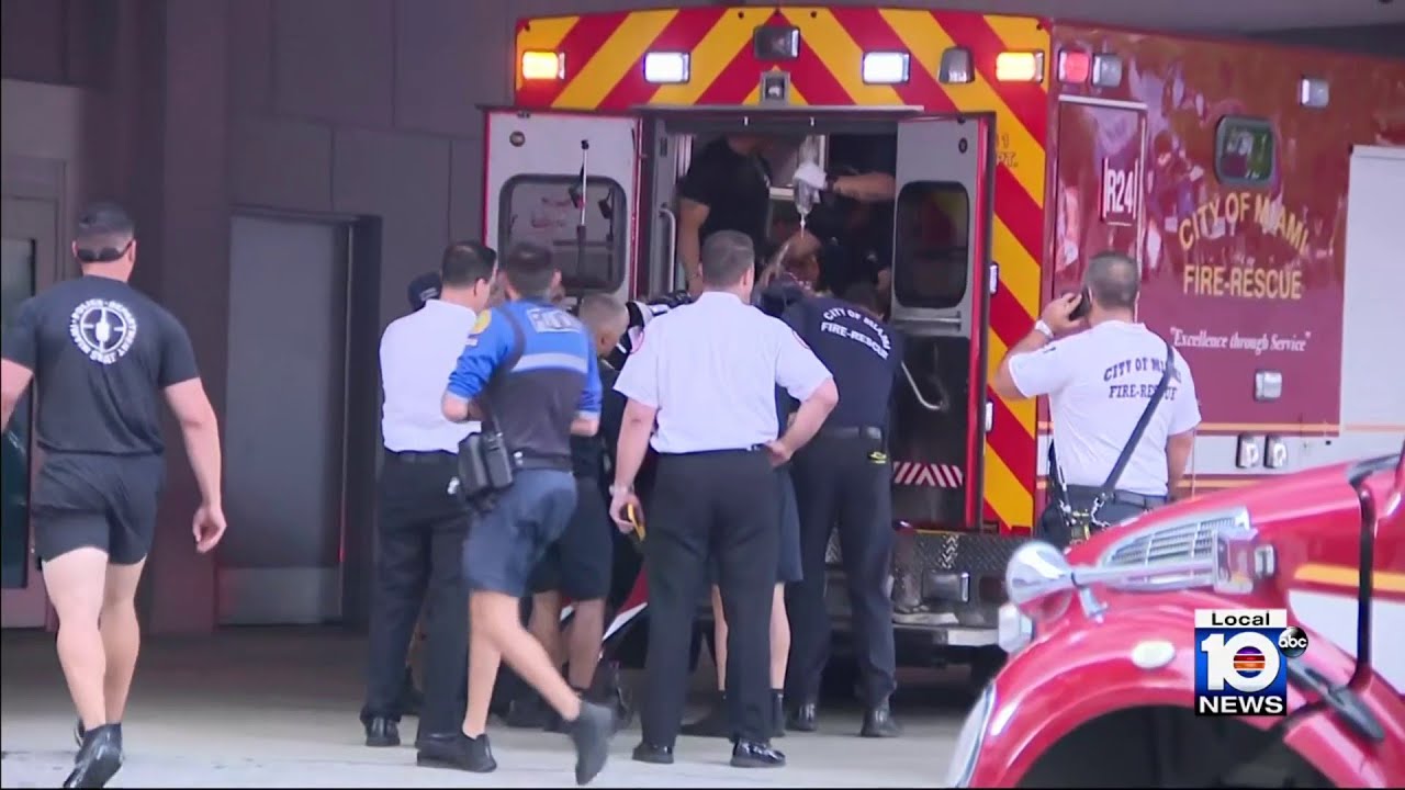Firefighter with Miami Fire Rescue suffers medical emergency during training