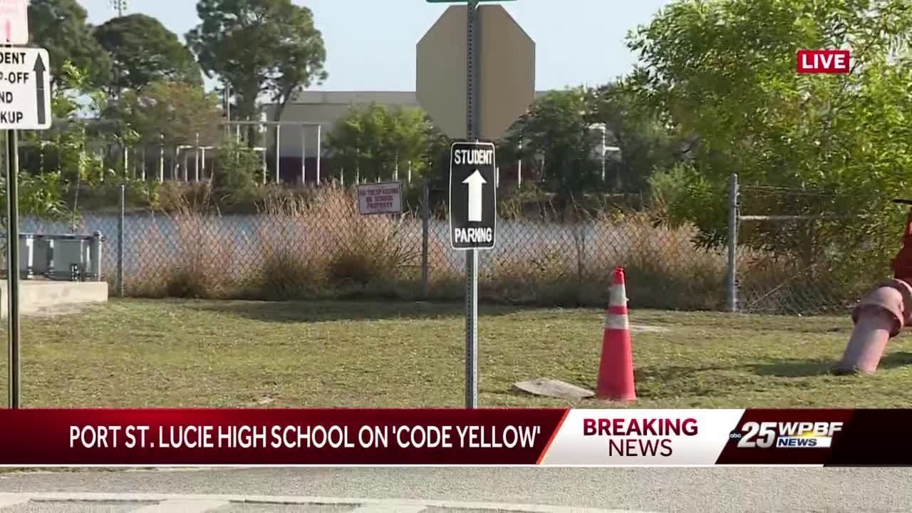 Port St. Lucie High School on code-yellow following rumored threat