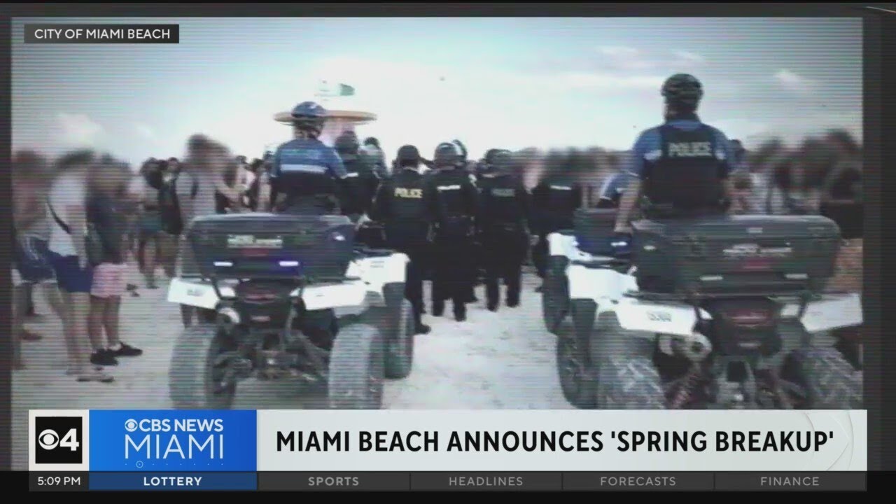 Miami Beach announces "spring breakup"