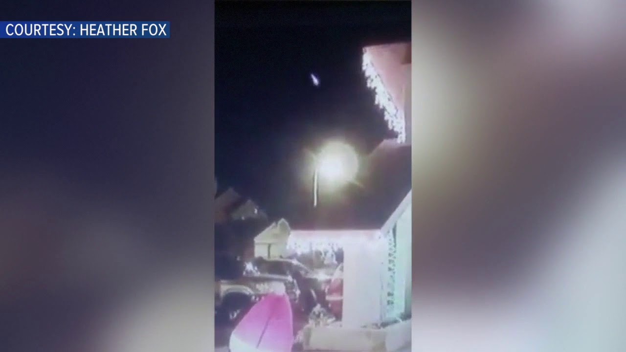 Riverview family caught video of fireball on security camera