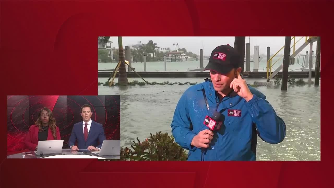 Hurricane Idalia impacts Clearwater, Florida