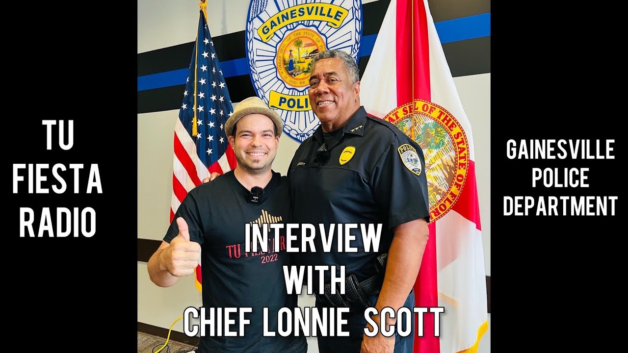 Interview with Chief of Police Lonnie Scott at Gainesville Police Department…