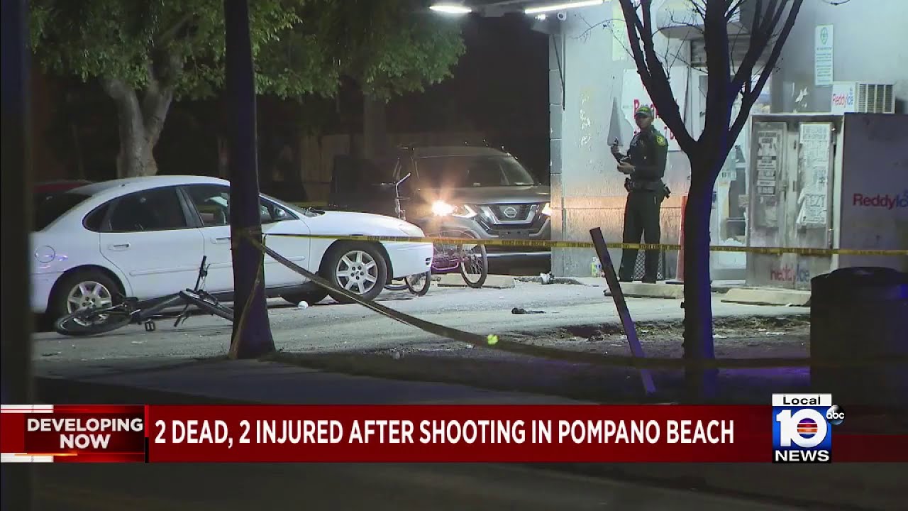 BSO investigates fatal double shooting in Pompano Beach
