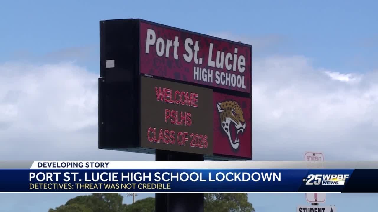 Lockdown lifted after investigation at Port St. Lucie High School