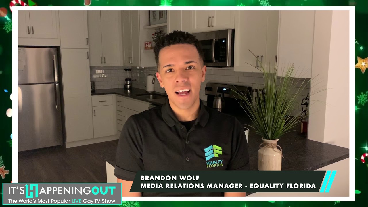 Brandon Wolf from Equality Florida offers Holiday Greetings!