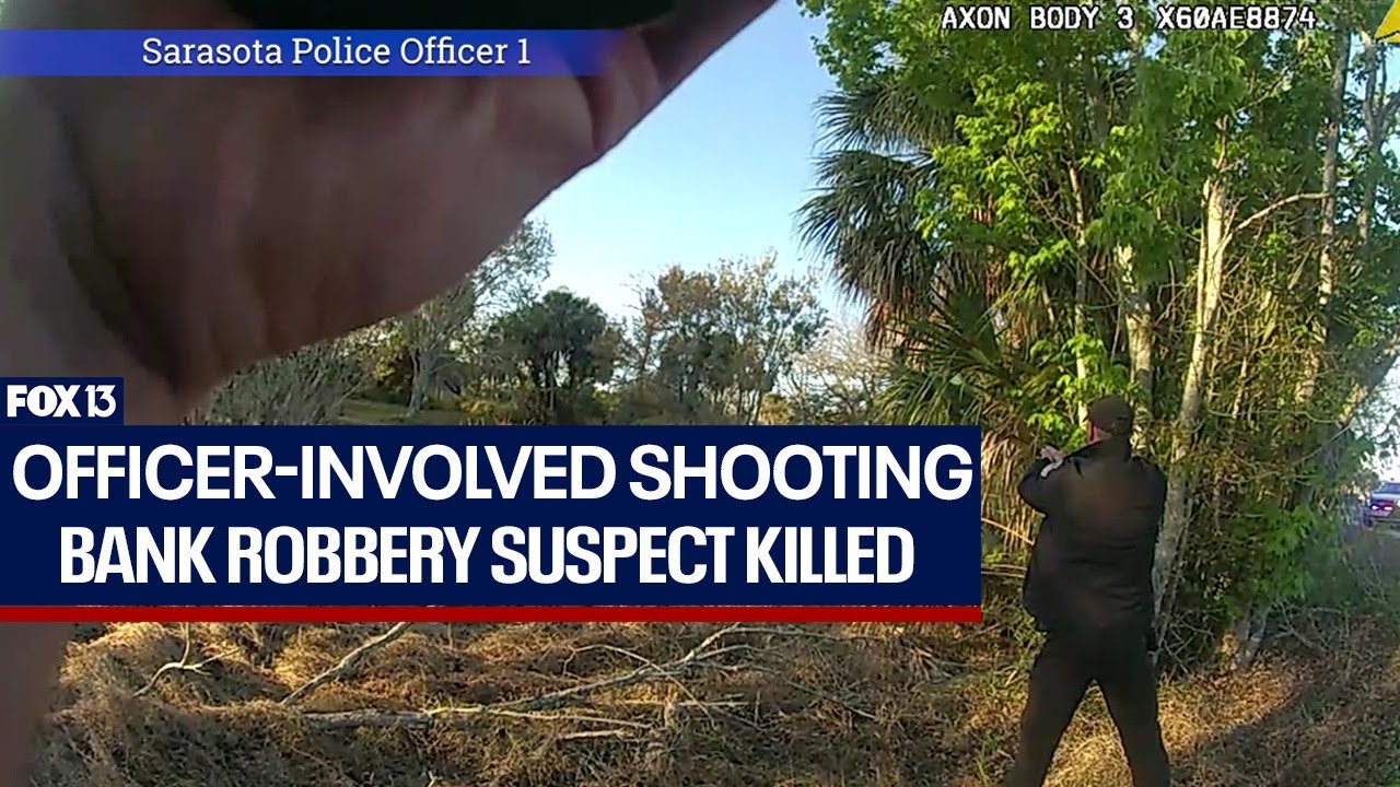 Florida man accused of robbing bank killed in officer-involved shooting