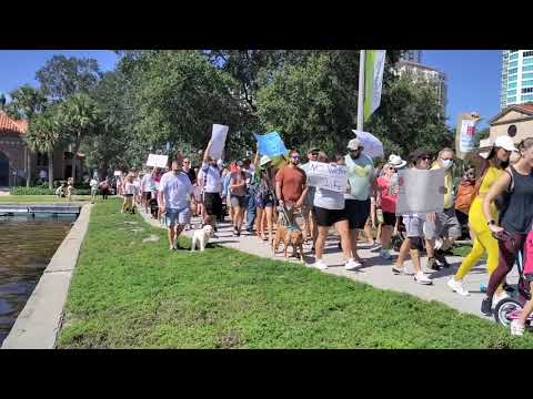 March against red tide St Pete FL