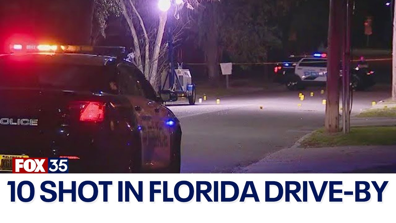 Drive-by shooting injures 10 in Lakeland, Florida