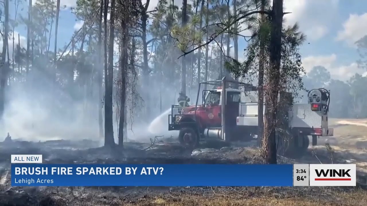 Lehigh Acres Fire warns of fire risk from ATVs after one sparks brush fire