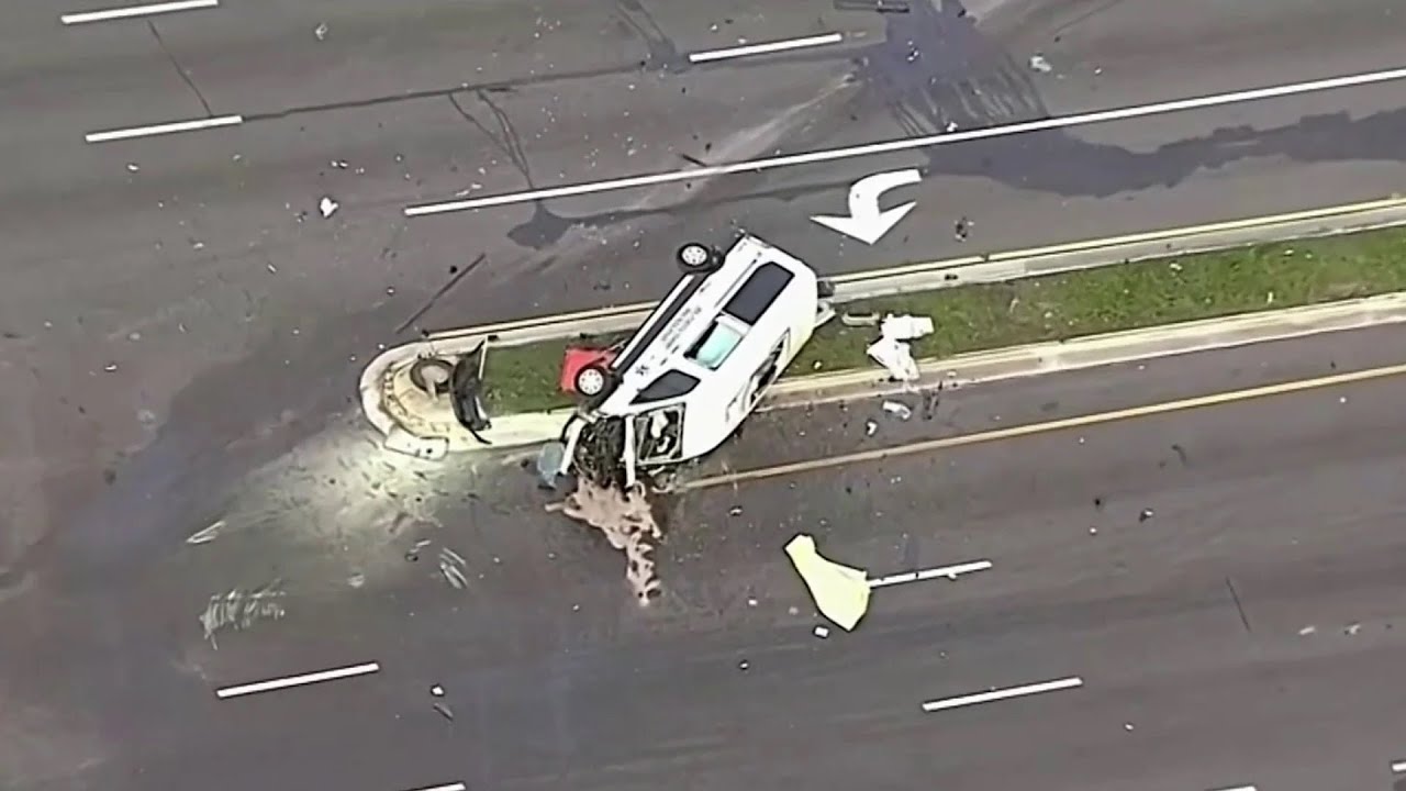1 KILLED in Crash Involving TRANSPORT VAN in Miami Gardens | NBC 6 News