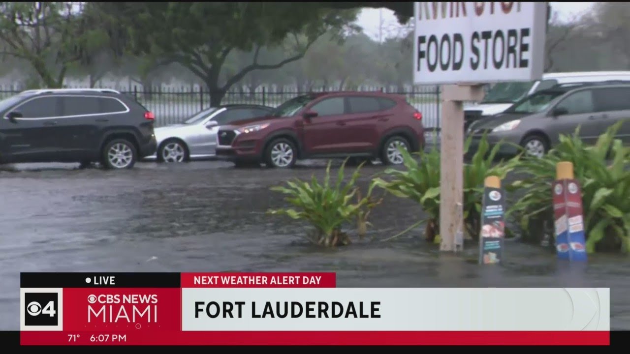 Weather situation in Fort Lauderdale, Wednesday at 6 p.m.