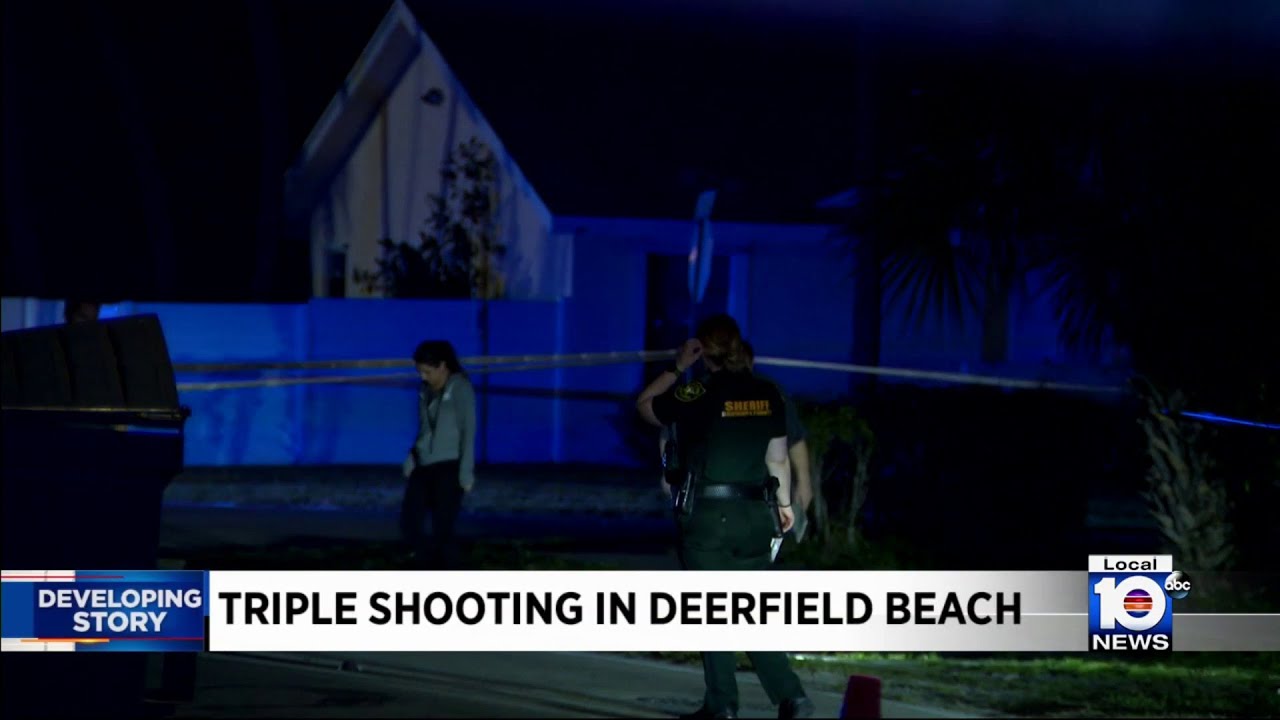 Triple shooting reported in Deerfield Beach