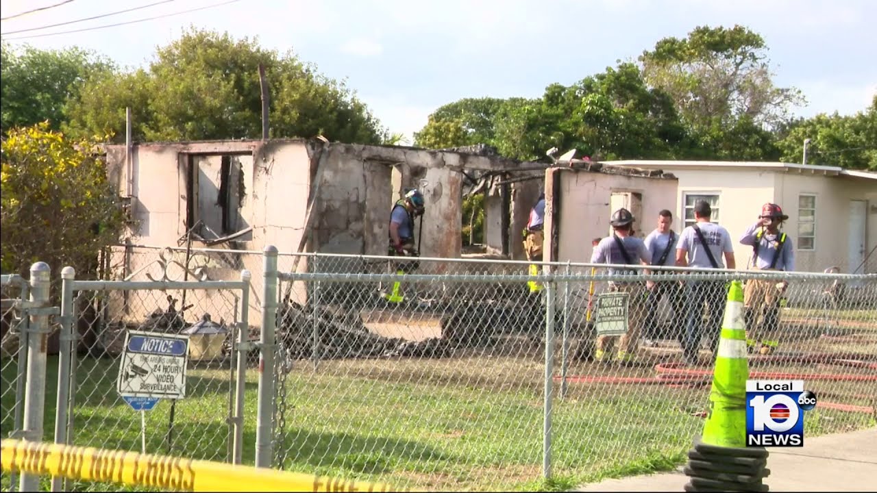 Home erupts in flames in Florida City