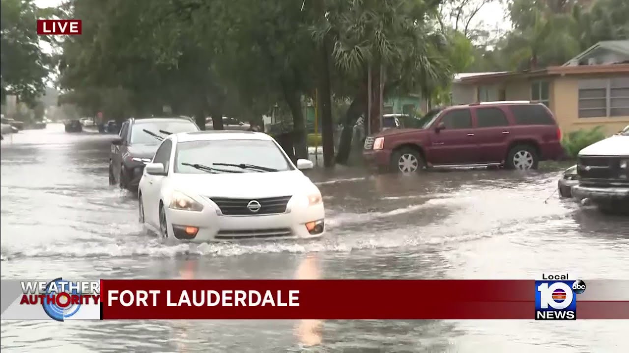 Streets flood in Fort Lauderdale