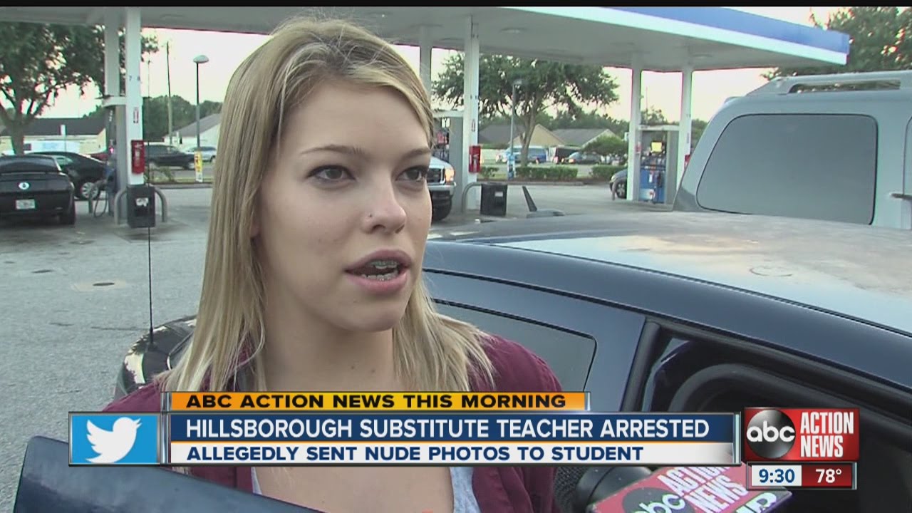 Riverview High School student reacts to news that her substitute teacher was arrested
