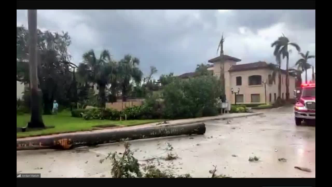 Storm damage reported in Palm Beach Gardens