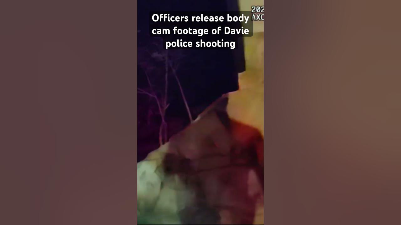 Davie police released body camera footage of an officer involved shooting #police #shooting #broward