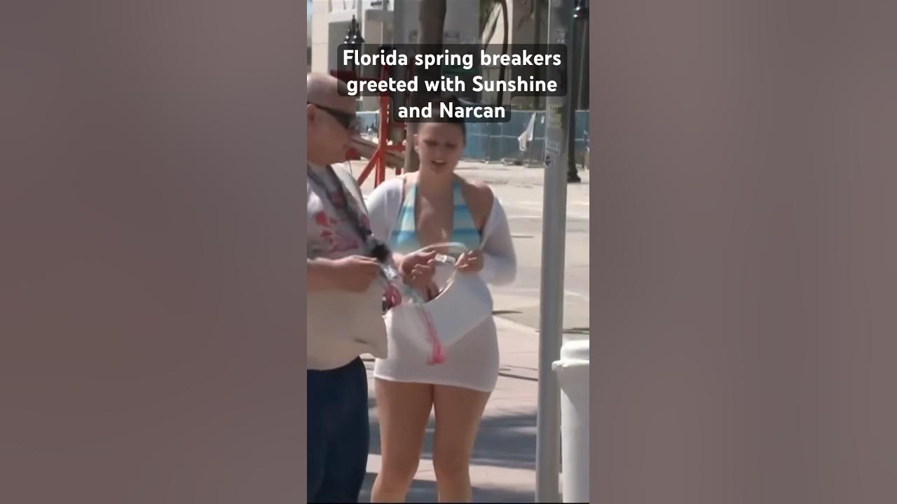 #southflorida spring breakers are being  greeted by sunshine and doses of Narcan.