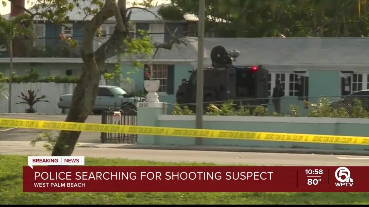 1 person shot in West Palm Beach, police searching for shooter
