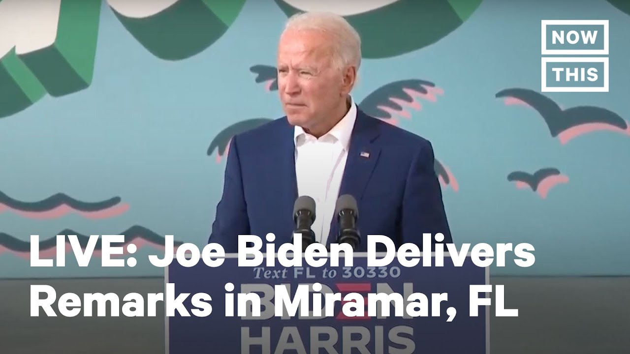 Joe Biden Hosts a Drive-In Voter Mobilization Event in Miramar, FL | LIVE | NowThis