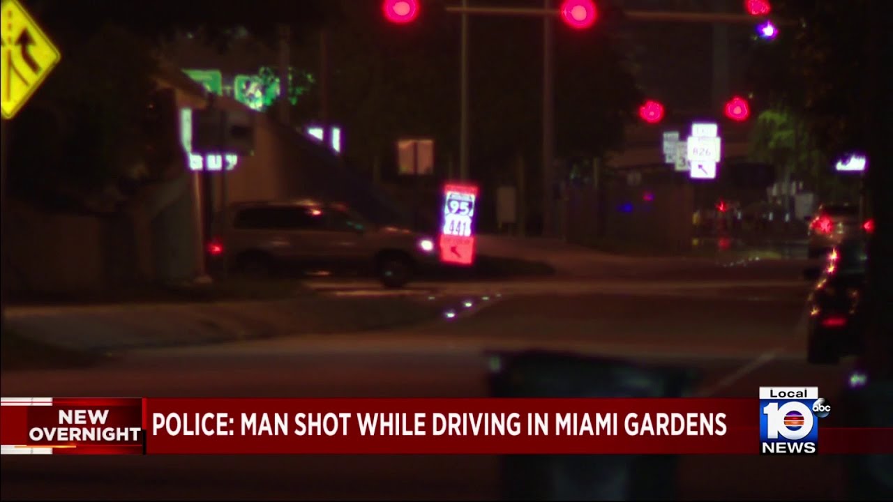 Man shot dead inside car while driving in Miami Gardens, police say