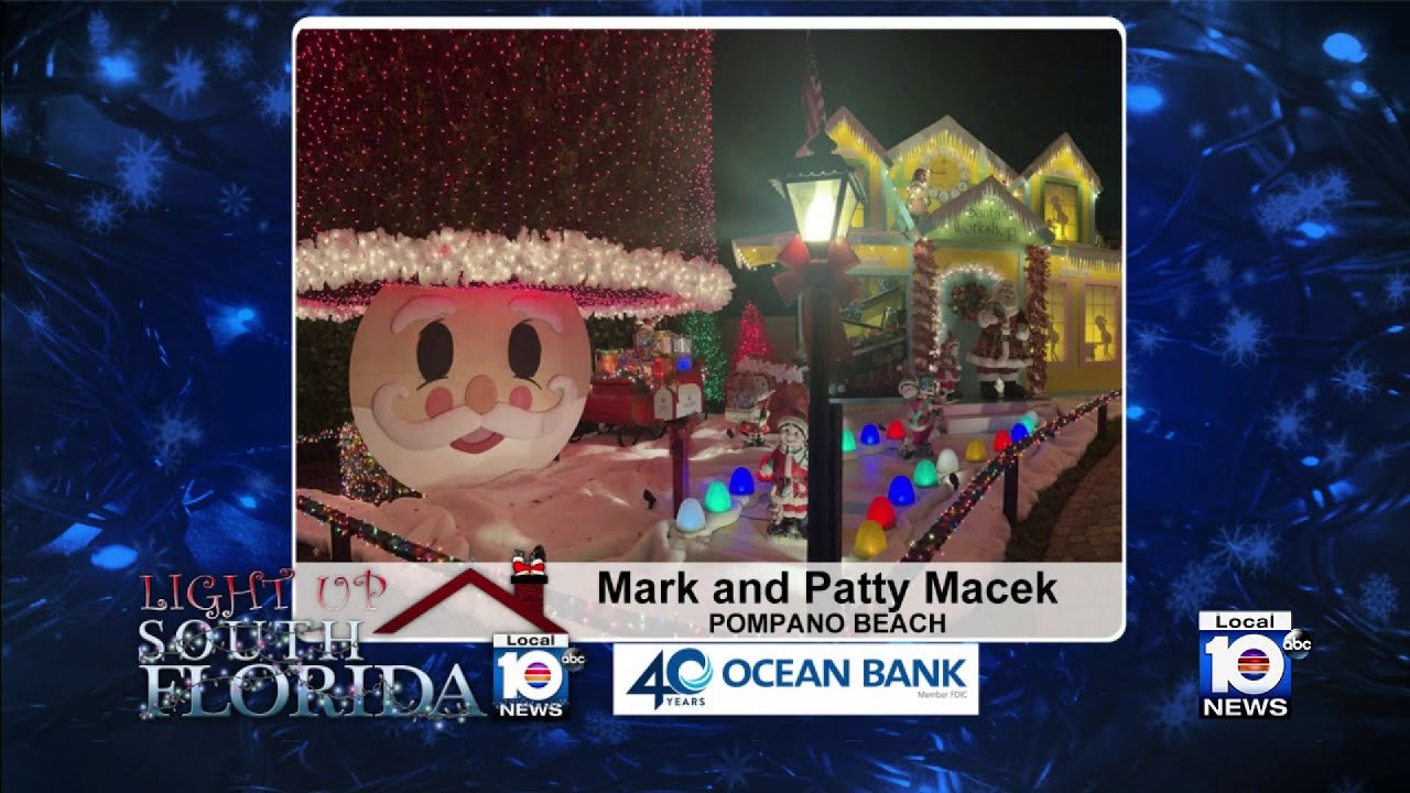 Local 10's Light Up South Florida highlights Macek home in Pompano Beach