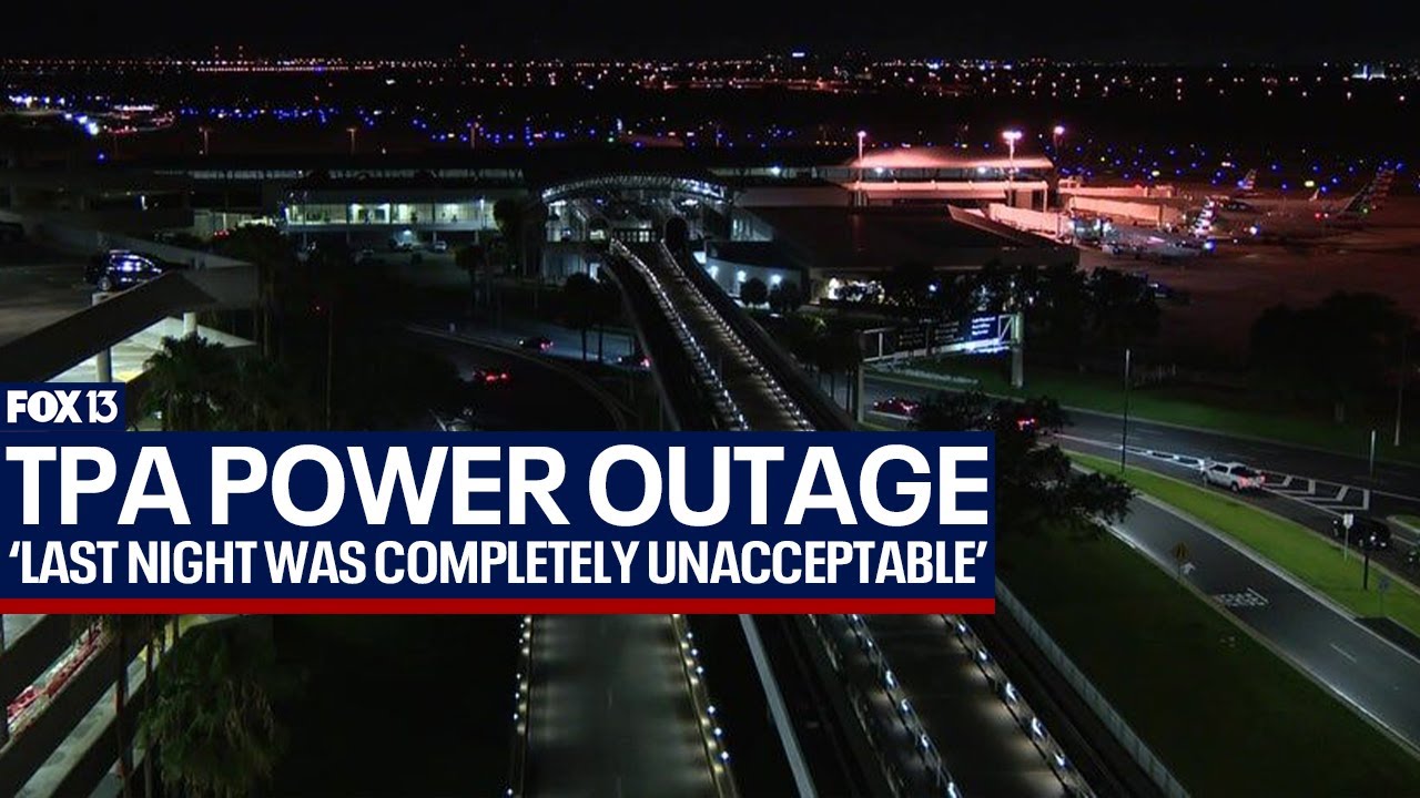 Tampa International Airport officials call power outage 'completely unacceptable'