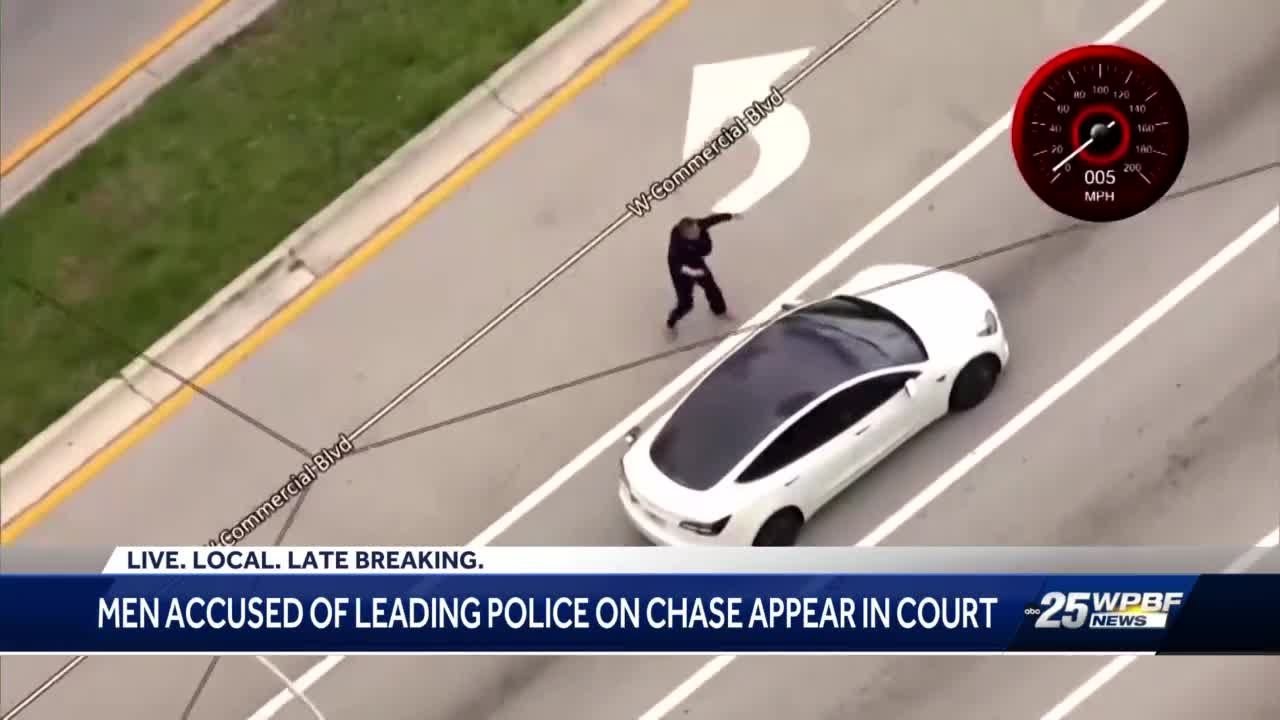 Armed robbery suspects in multi-county police chase appear in West Palm Beach federal court